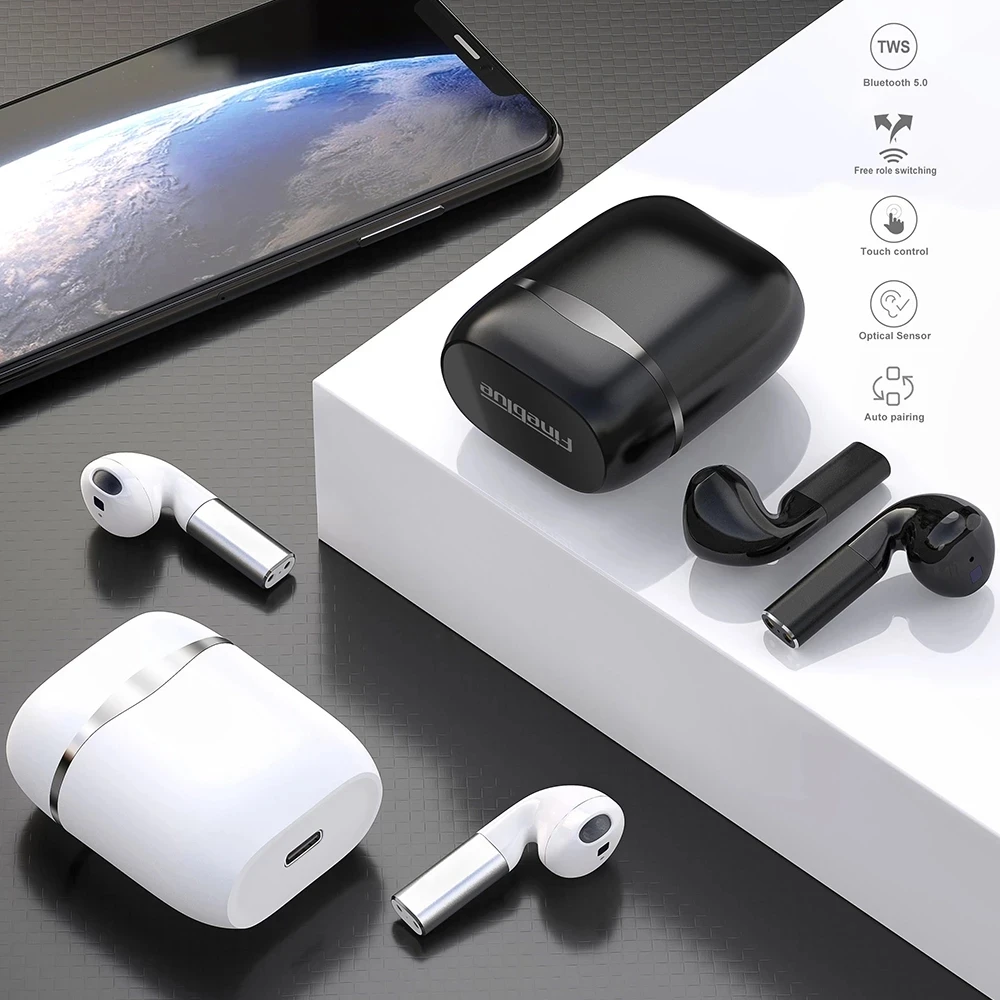 

J1 Pro TWS Wireless Headset Touch Key Bluetooth 5.0 Sport Earphone Stereo Mic For Mobile Phones