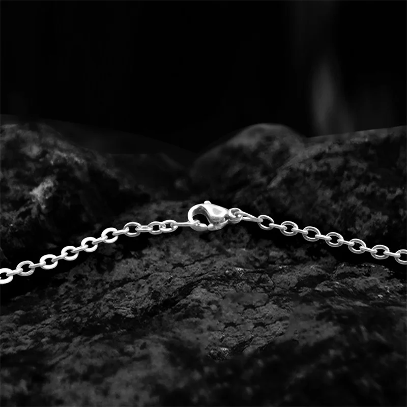 Женская винтажная цепочка из нержавеющей стали с кулоном в виде бабочки |