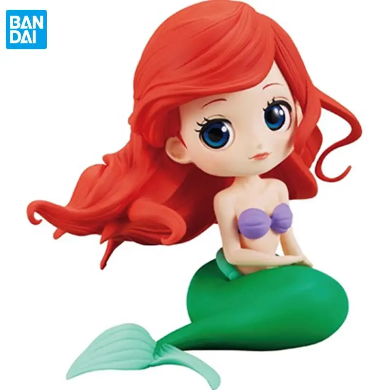 

Bandai Qposket Belle Rapunzel Ariel Aurora Queen Alice 15Cm Pvc Action Figure Collection Model Toys Girl Gift