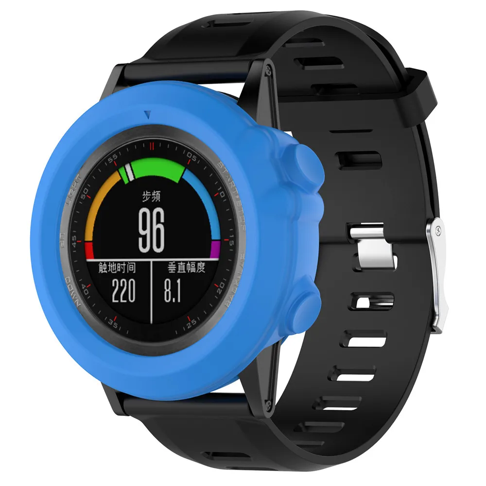 Fashion Silicone Protective Sleeve Case For Garmin Q3/Fenix 3 HR/Fenix Smart Watch Frame Cover Shell Replacement Protector | Электроника