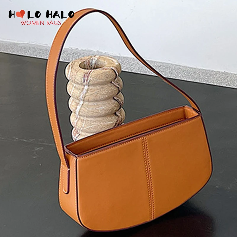 

Нишевая дизайнерская сумка, модные женские сумки через плечо, повседневные кошельки и сумки, простые однотонные сумки через плечо из искусс...