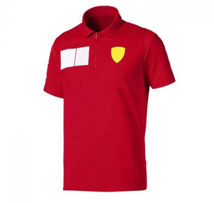 

2021 New Formula One F1 Racing Suit Team Fans T-shirt Polo Shirt Men's Short Sleeve Car Workwear Summer Customized Plus