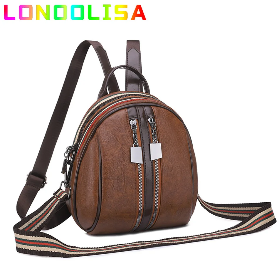 

2021 Backpack Small Casual Women Bagpack Multifunctional Shoulder Crossbody Bags Female Travel Leisure Back Pack Mini School Bag