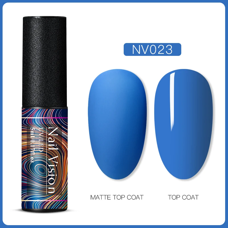 S06618 Nail Vision 60 цветов Матовый УФ-гель для ногтей 5 мл чистый цвет матовое верхнее покрытие Впитывающее полуперманентный Гель-лак для ногтей - Цвет: S06618