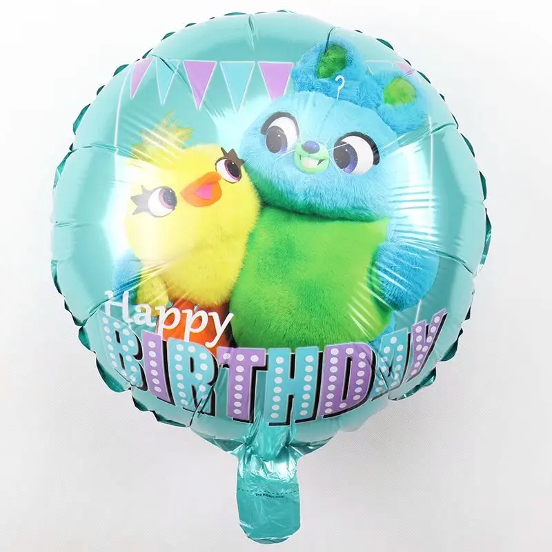 as picture 10 шт. игрушки фольгированные шары 18 дюймов мультфильм герой Вуди капитан Базз шары детская история День Рождения украшения Детские гелиевые шары - Color: as picture
