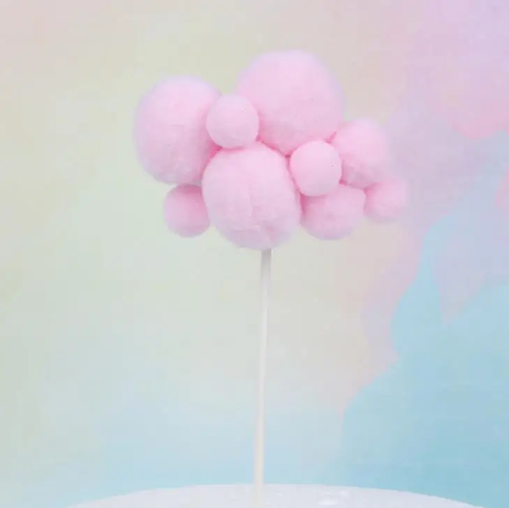 1 шт. мультяшный плюшевый шар облачный торт топперы на капкейки украшения детский