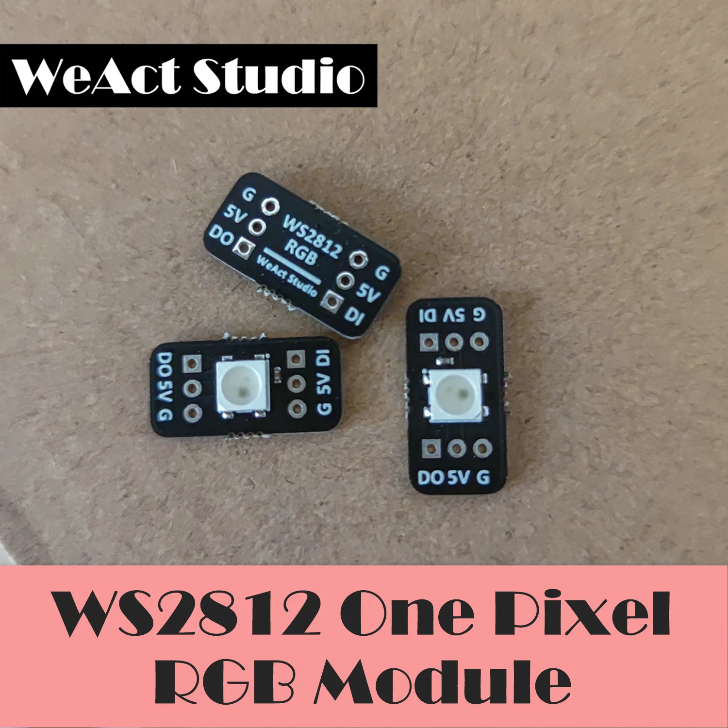 

WeAct WS2812 One Pixel светодиод с модулем RGB 5V 5050 Mini Color 8bit 1x1