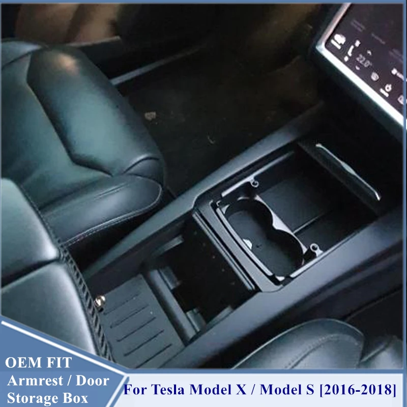 Для Tesla Model S аксессуары для автомобиля Органайзер центра Conosle лоток Аксессуары X