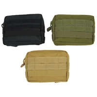 1pc 3 colors outdoor military molle utility edc tool waist pack tactical medical first aid pouch phone holder case hunting bag