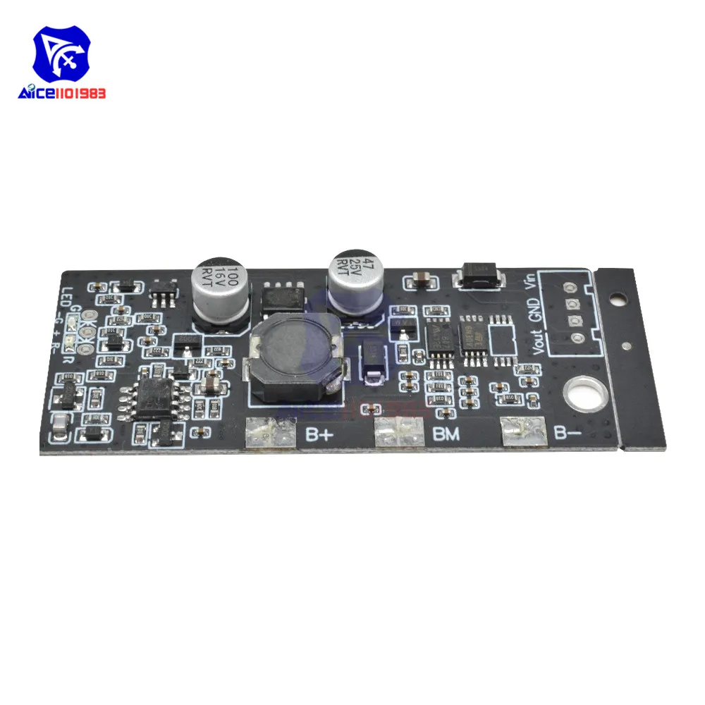 Интеллектуальная плата защиты баланса зарядки diymore 2S упаковки 18650 литиевая