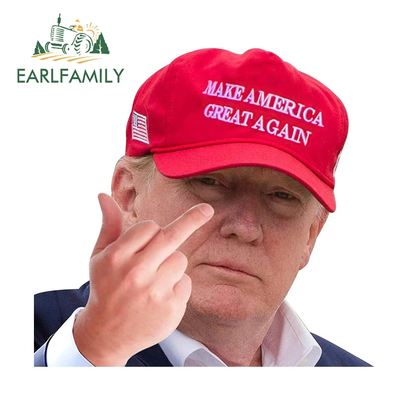 EARLFAMILY 13 см x 12 2 для Трампа автомобильные наклейки забавные серфинга мотоцикла