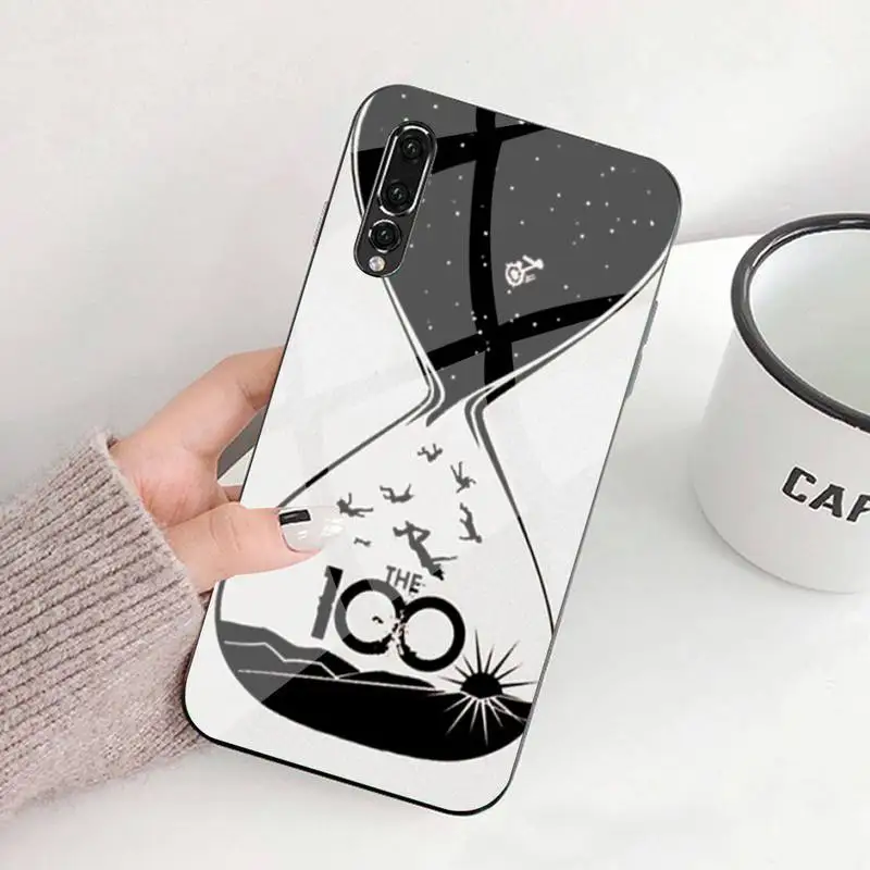 

Hot The Hundred The 100 Phone Case Tempered Glass For Huawei P9 10 Plus 20 Pro Mate9 10 20 20pro Honor7A 8X 9 10 Nova3i 5