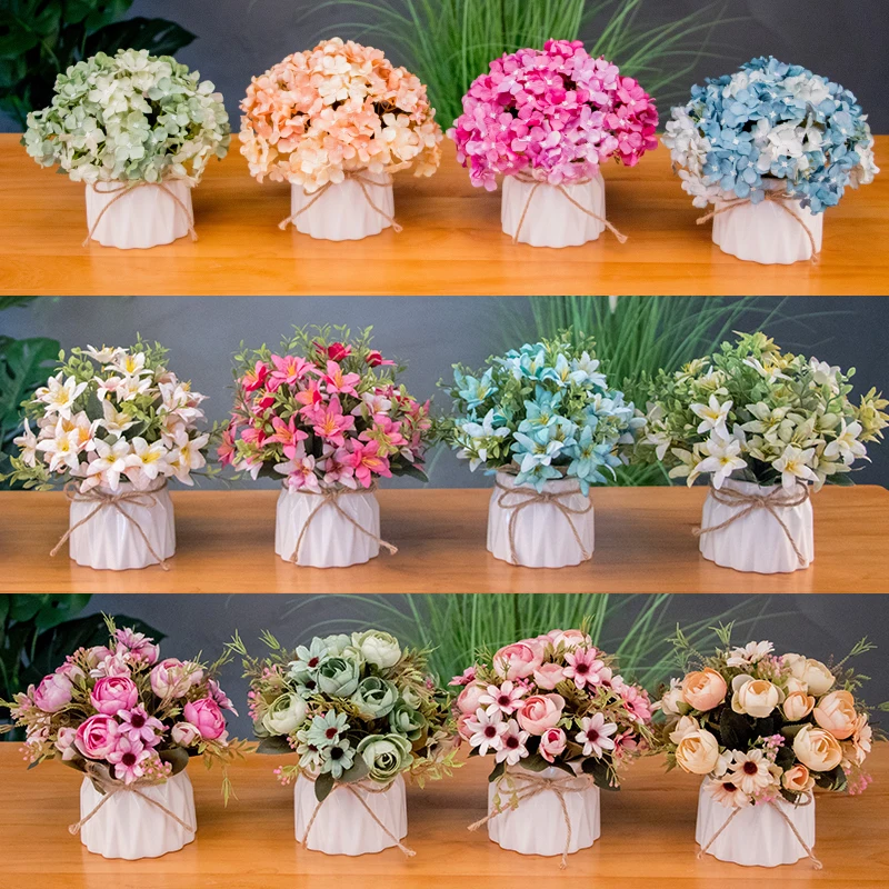 Набор горшков для цветов в Европейском стиле искусственный набор ваза