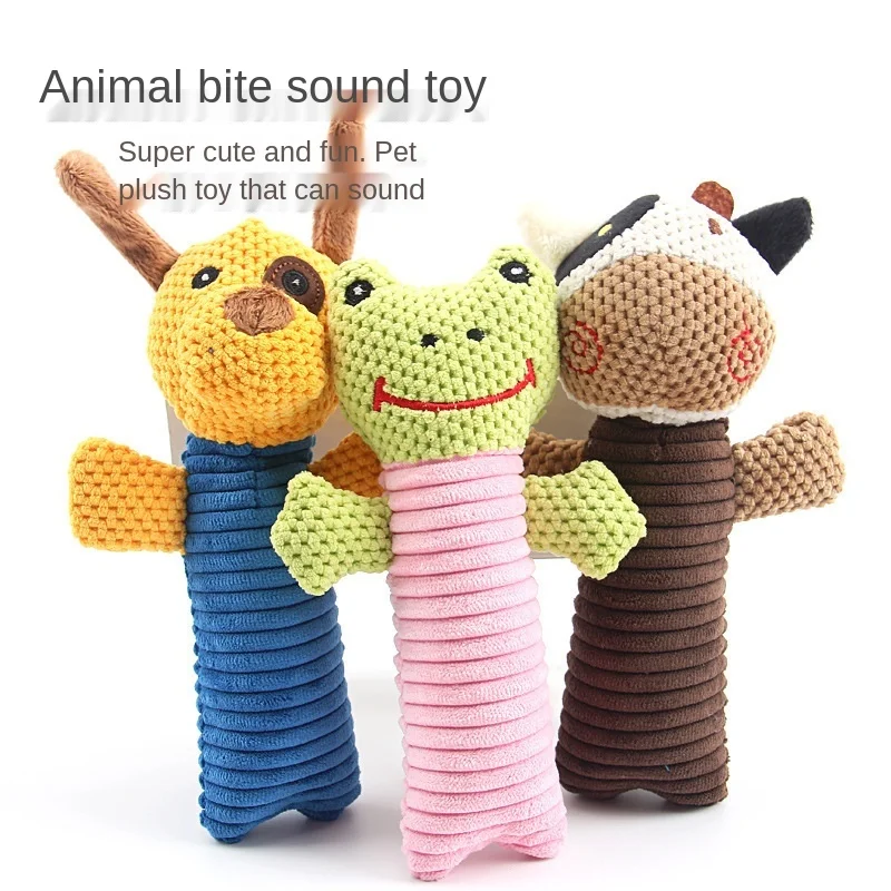 

Pet Supplies Corn Velvet Puppet Pet Bite-Resistant Dog Sound Toy Dog Plush Toy Animal Style dog toy cat plush toys interactive