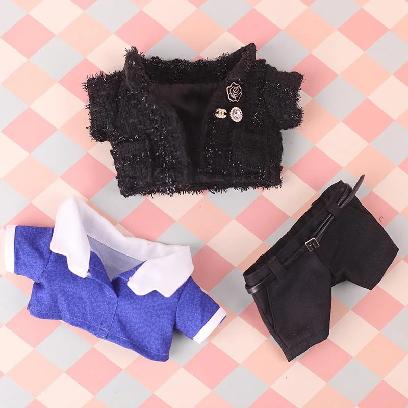 Ropa de mu&ntilde;eca de felpa de estrella de 20cm, ropa de rendimiento del mismo estilo, ropa de mu&ntilde;eca de algod&oacute;n de 20cm-5