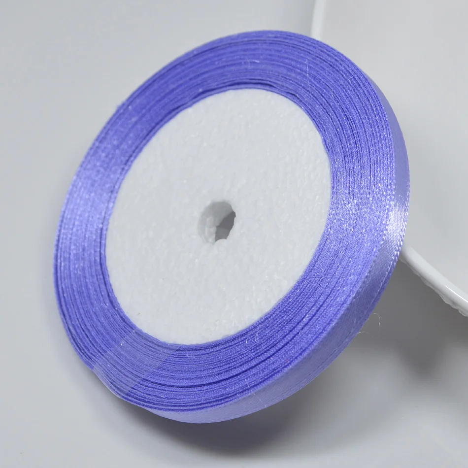 No 21 Light purple 6 мм 1 см 1,5 см 2 см 2,5 см 4 5 см атласными лентами DIY искусственный шелк розы Ремесла поставок швейной фурнитуры Скрапбукинг Материал - Цвет: No 21 Light purple