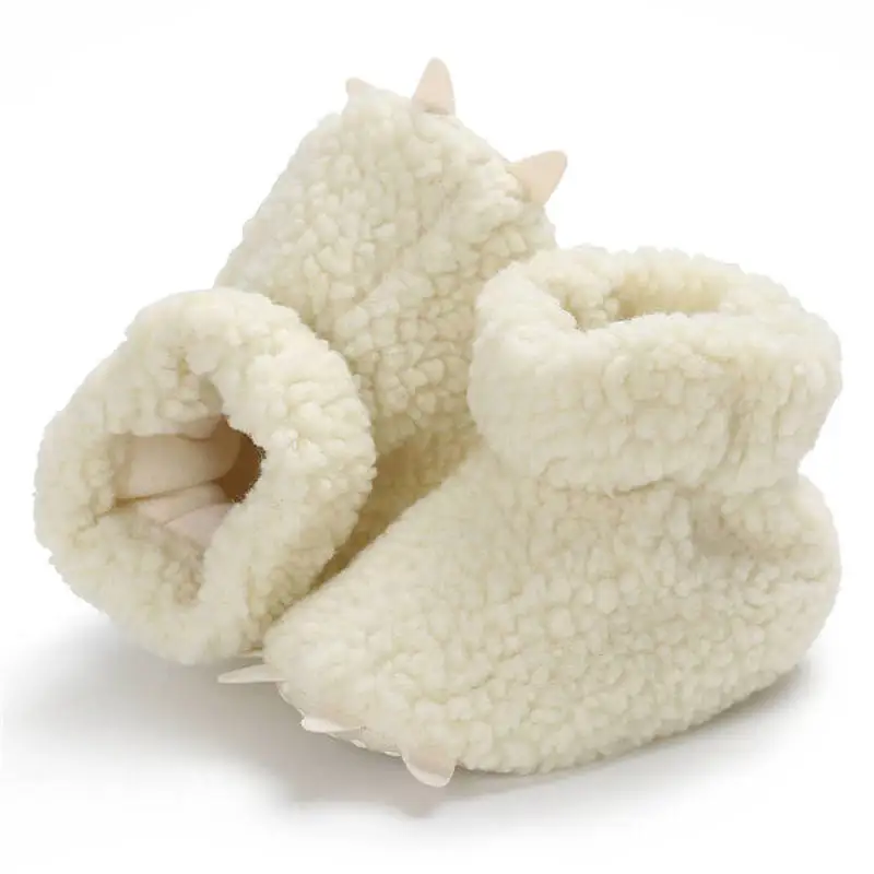 Зимние теплые плюшевые От 0 до 2 лет с героями мультфильмов Детские ботиночки для