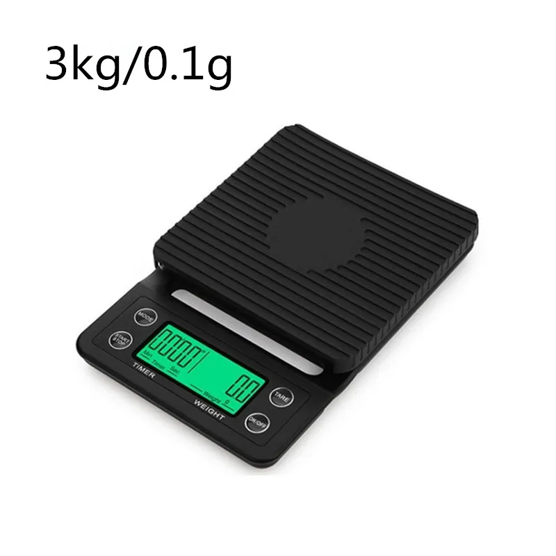 

Kitchen Gadgets 5kg/3kg/0.1g High Precision LCD Electronic Scales Coffee Scale Electronic Digital Kitchen Scale Accessorie Tools
