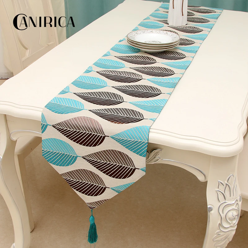 CANIRICA настольная дорожка современная настольная дорожка s с кисточкой настольная дорожка s для свадьбы обеденный стол украшение дорожка
