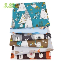chainho6pcslotnew bearsfishestwill cotton fabricpatchwork clothdiy sewing quilting fat quarters material for babychild