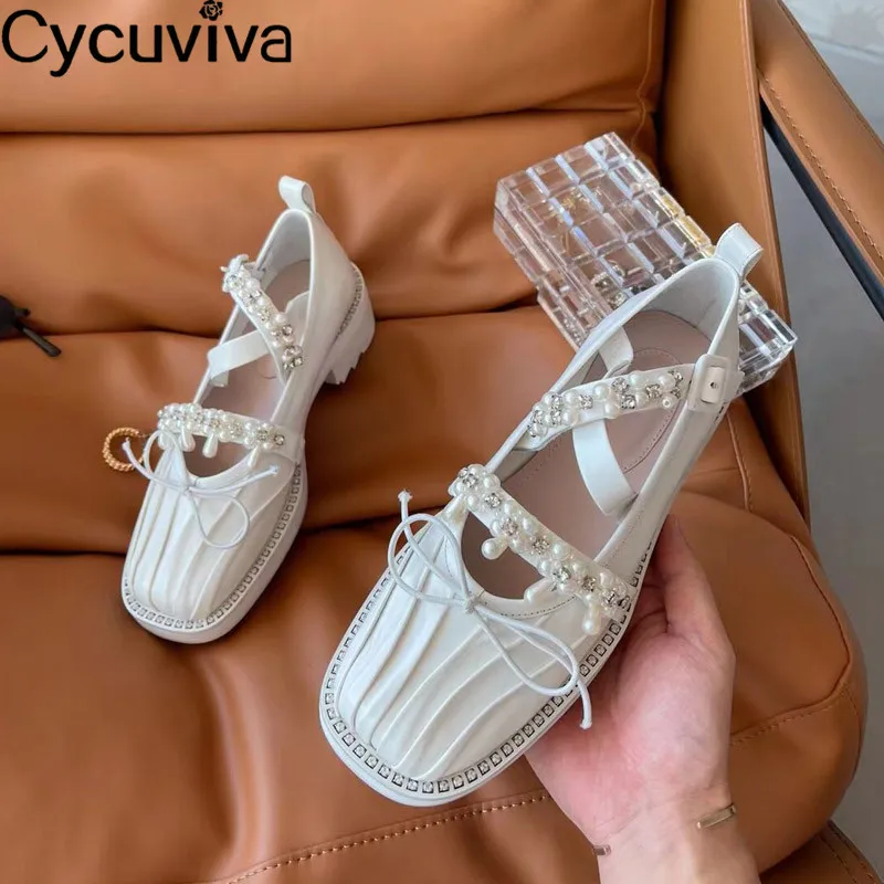 

Sweet Lolita Pumps Mary Janes Women Shoes Cross-tied Lace Up High Heel Shoes For Women Square Toe Chunky Heel Women Sandals 2021