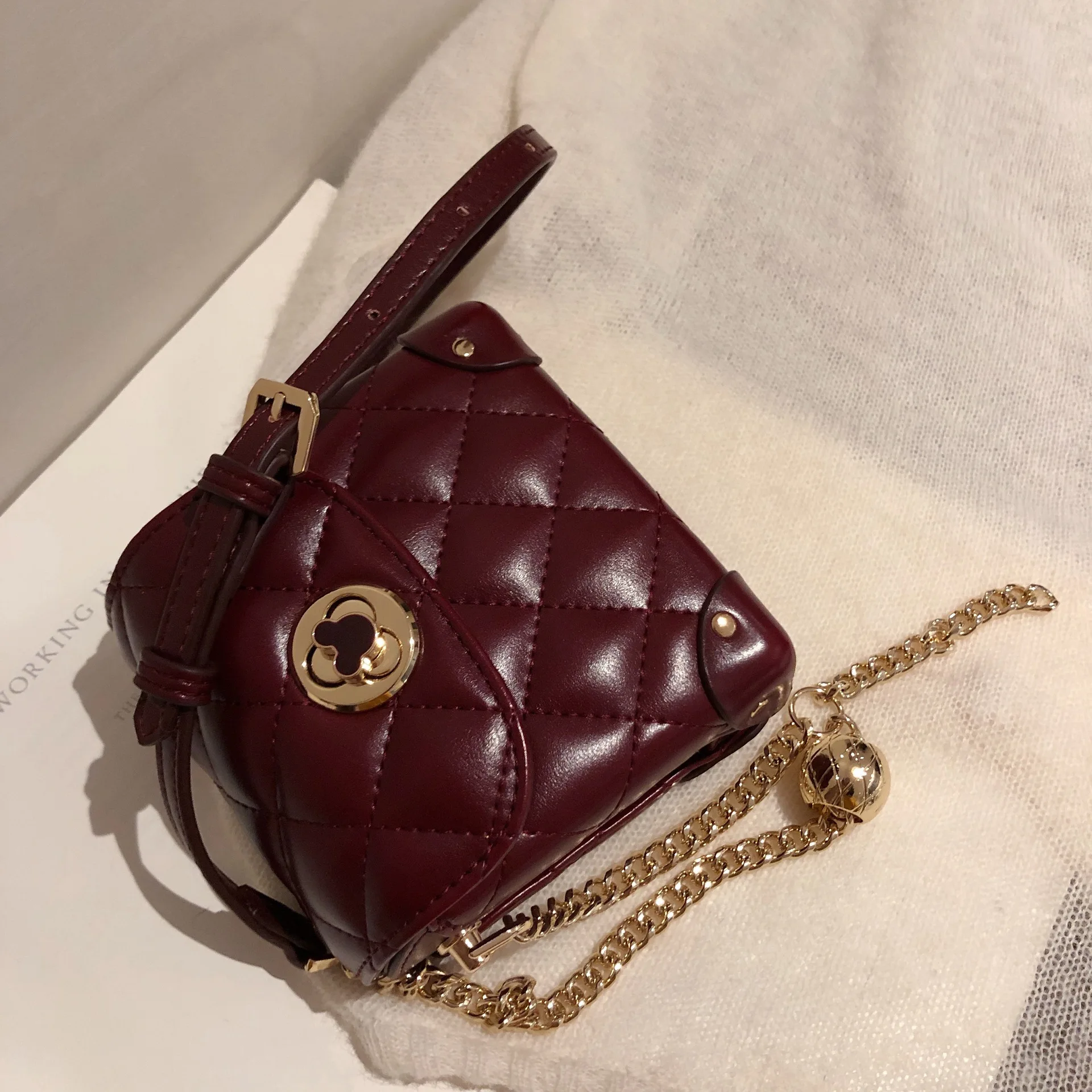 Новая женская Повседневная сумка на плечо с цепочкой дизайнерская модная через