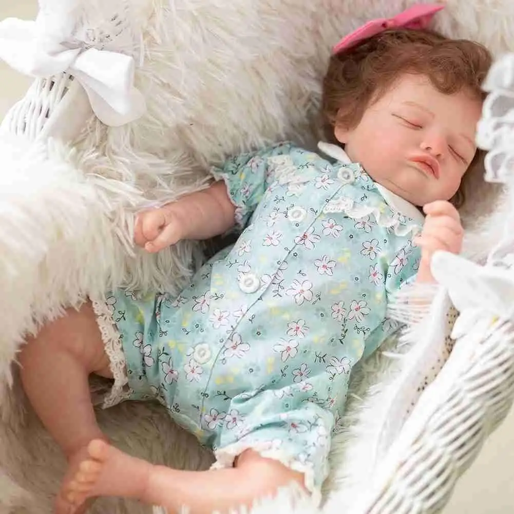

Dolls Full Body Soft Silicone Newborn Baby Dolls Lifelike Toys Present birthday Girls Baby Gift Y6W8