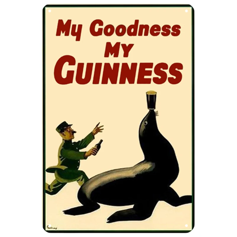 Guinness табличка, металлическая винтажная жестяная вывеска, булавка, потертый шик, Декор, винтажные металлические знаки, украшение для бара, металлический плакат для паба, металлическая пластина
