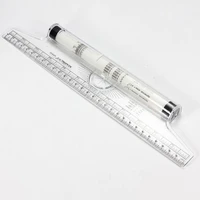 clear metric parallel multi purpose drawing rolling ruler level ruler measuring tools