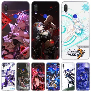 Чехол для телефона miHoYo Honkai Impact 3 Game для Xiaomi Redmi Note 10X 9 8 7 6 5 Plus 4 4X Pro 8A 7A S2 6A 5A K30 K20, задняя крышка из ТПУ