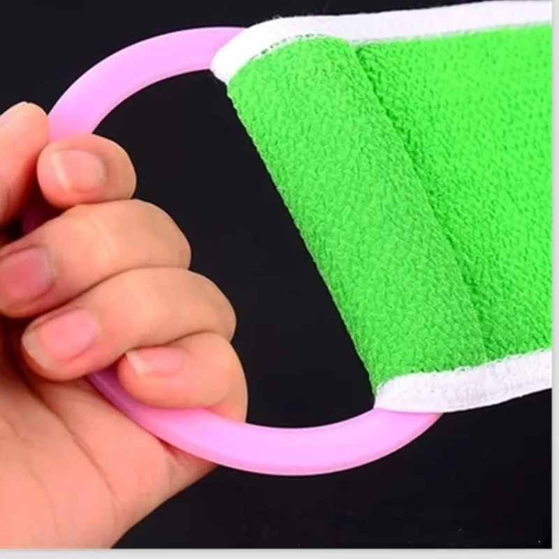 

Soft Exfoliating Loofah Shower Bath Back Brush Strap Massage Spa Scrubber Sponge Body Brush Bath Supplies