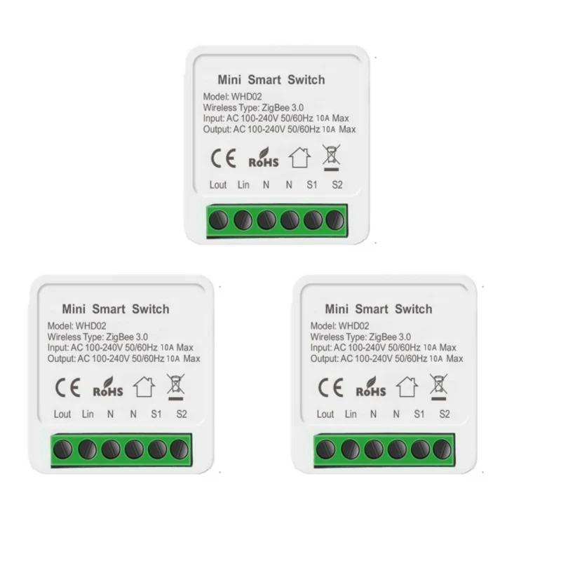 

Tuya Zigbee Smart Switch Support 2 Way Control Smart Home Module Used With Hub Gateway Work with Smart life Alexa Google home