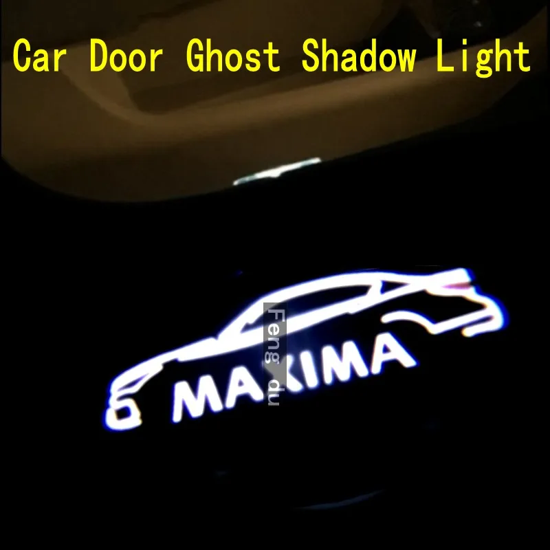 

2 шт. для 2004-2021 Nissan MAXIMA светодиодный Двери Автомобиля Светильник проектор Ghost Shadow светильник Добро пожаловать светильник Предупреждение све...