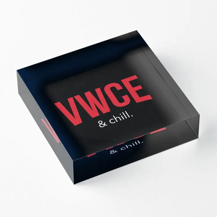 

Vwce охлаждающий акриловый блочный Декор для спальни забавная доска с принтом прозрачный блокнот для фотографий модное свадебное украшение ...