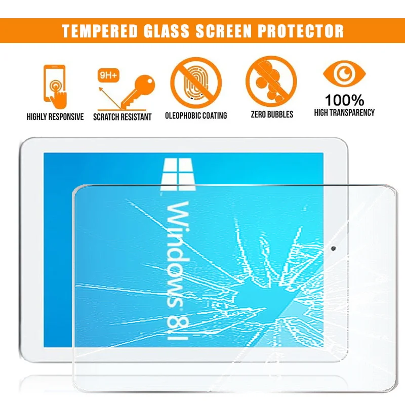 

For Teclast X98 Air Tablet Tempered Glass Screen Protector 9H Premium Scratch Resistant Anti-fingerprint HD Clear Film Cover