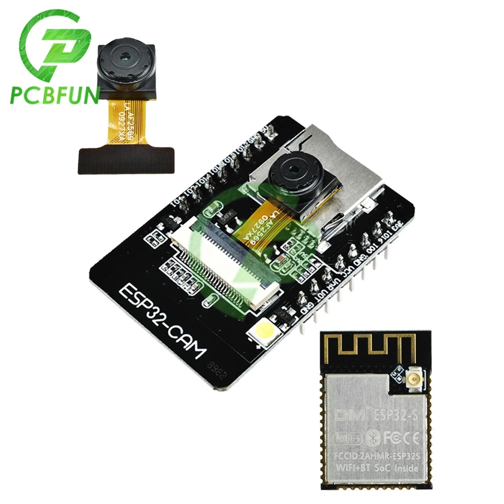 ESP32-CAM Wi-Fi ESP32 серийный wi-fi ESP32-S макетная плата 5V Bluetooth OV2640 2MP Камера модуль Nodemcu для Arduino IDE/SATA IPX