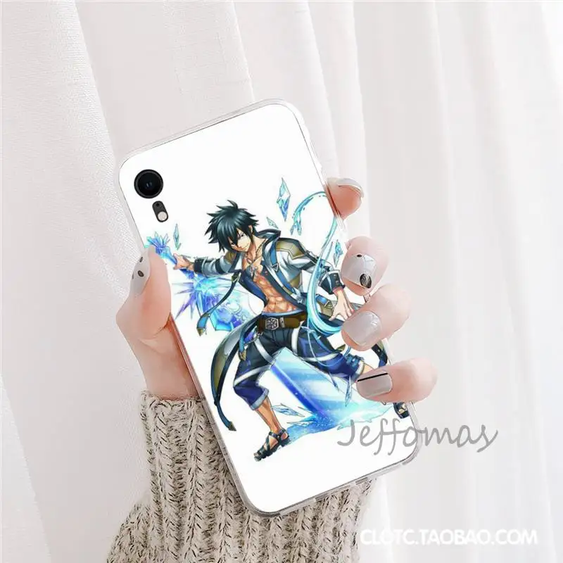 

Fairy Tail Erza Natsu Gajeel Phone Case For iphone 12 5 5s 5c se 6 6s 7 8 plus x xs xr 11 pro max mini