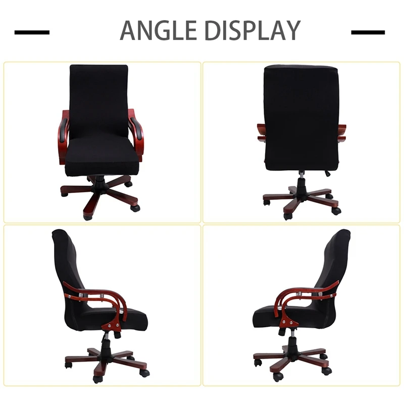 

Office Chair Cover Computer Chair Boss Chair Cover Modern Simplism Style High Back Large Size (Chair Not Included)
