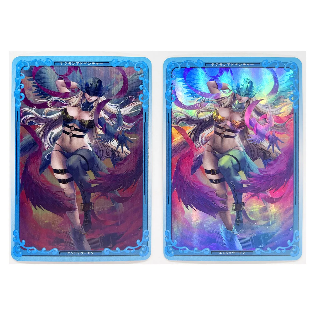 

Digimon Цифровой Монстр Angewomon игрушки хобби Коллекционные вещи игра Коллекция аниме-открытки