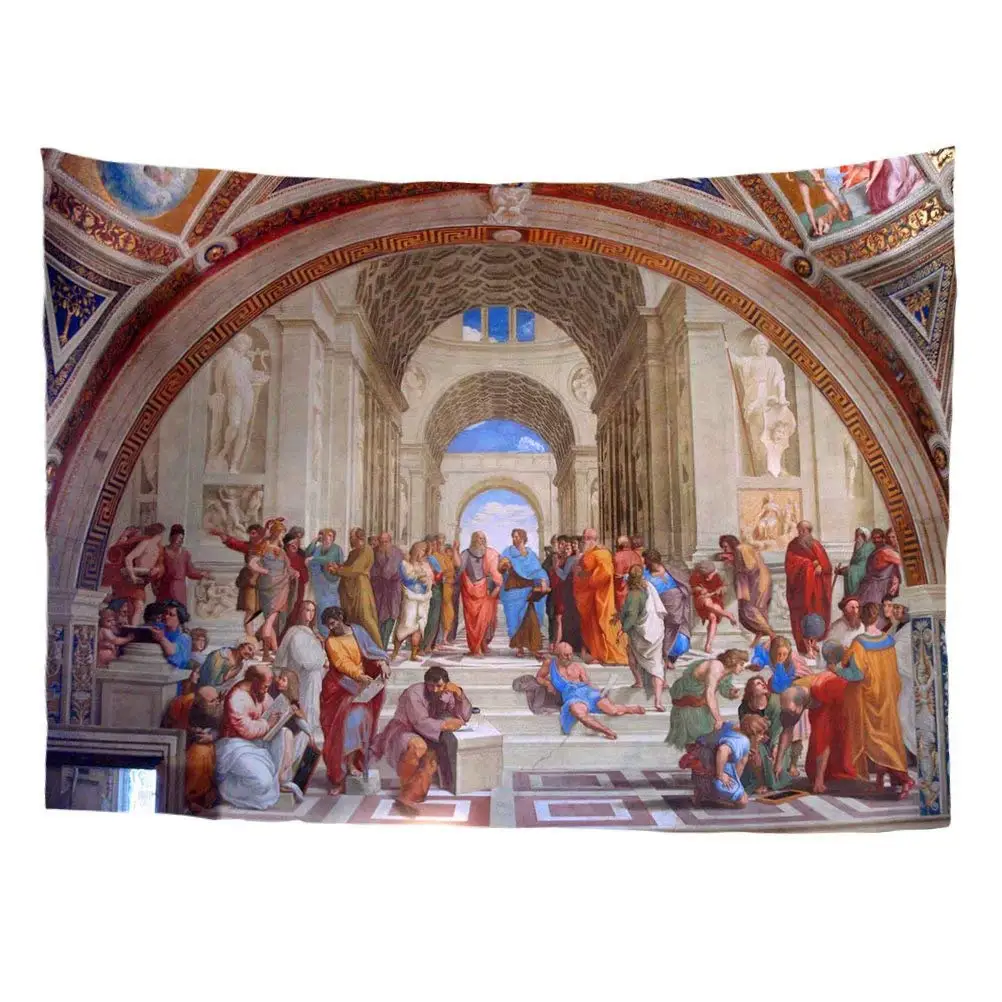 Классическое искусство школы Афин эпохи Возрождения художественный Декор для