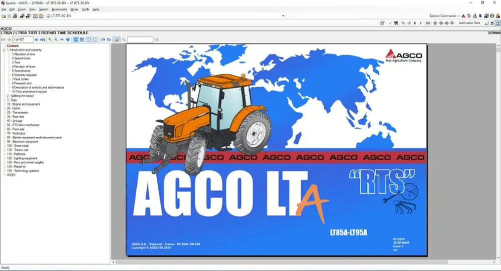 Каталог запчастей и цех AGCO 2021 UK + NA | Автомобили мотоциклы