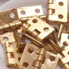 Миниатюрная модель шарнира из сплава для кукольного домика 112, 10 комплектов, складные украшения, аксессуары для двери, аксессуары для кукольного домика