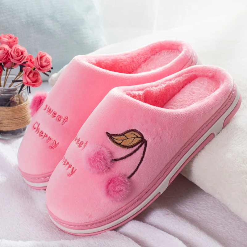 2019 г. Обувь женские зимние новые теплые домашние тапочки без шнуровки тканевые
