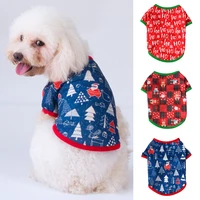 christmas pullover dog sweater holiday clothes winter autumn vest for dogs costume cold proof jacket outfit apparel