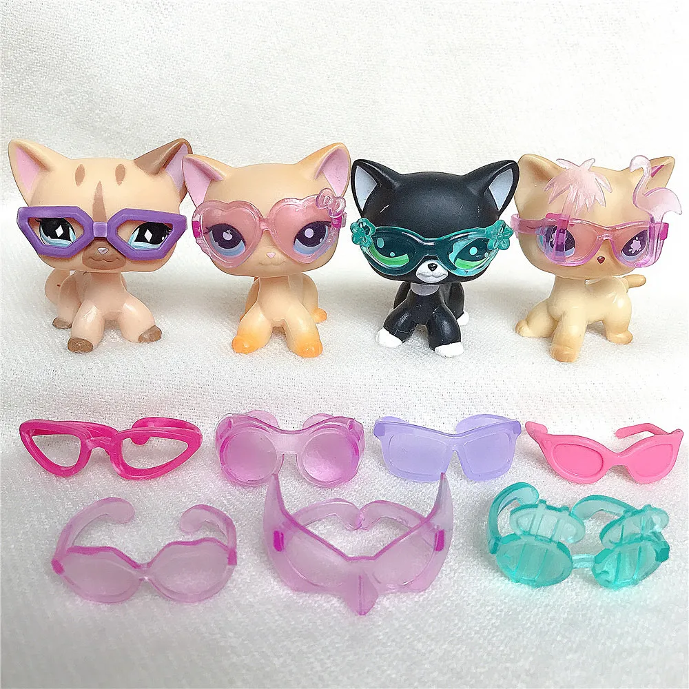 

3PC Random Pet Shop Accessories Glasses For Cute Cat Dachshund Dog