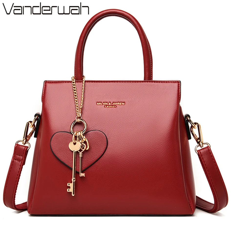 Роскошные классические дамские сумочки 2021 модные женские сумки через плечо в