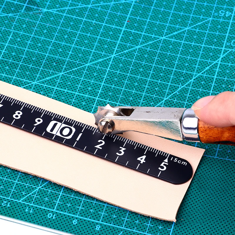 

Nonvor Leather Craft Tools American Spacing Embossing System Wheel Punching DIY Handmade Leather Stitching Sewing Holes Tools