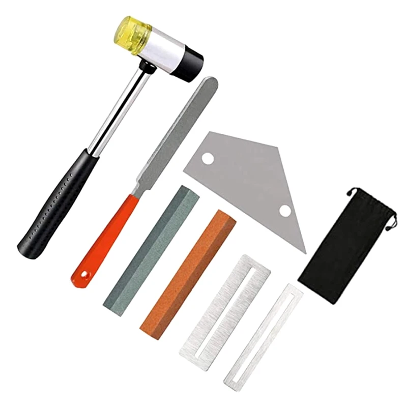 

Guitar Tools Kit Included Fret Rubber Hammer Tool Kit Guitar Fret Crowning Luthier File Stainless Steel Fret Rocker