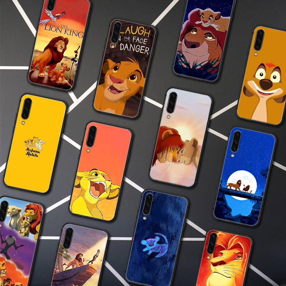 

Cartoon Lion King Simba Phone Case Cover For Samsung Galaxy A7 9 8 10 20 20e 21 S 30 30S 31 41 50 50S 51 70 71 91 black
