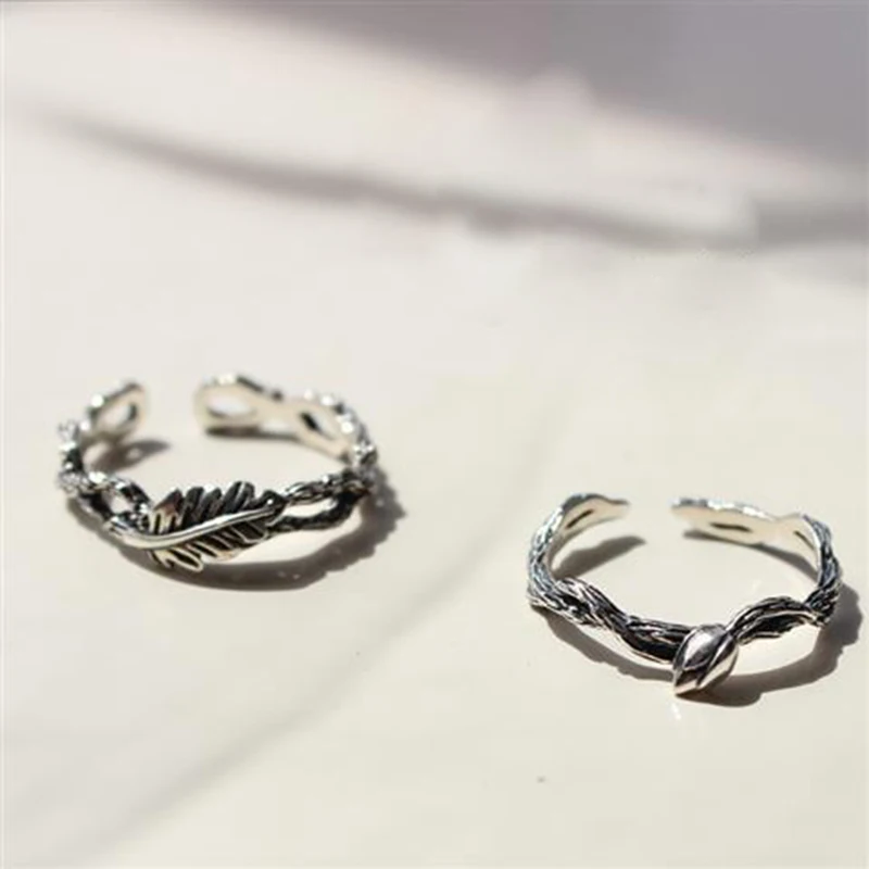 

Кольца парные регулируемые, кольца ручной работы в ретро стиле, оригинальный дизайн, регулируемые, подарок на день Святого Валентина